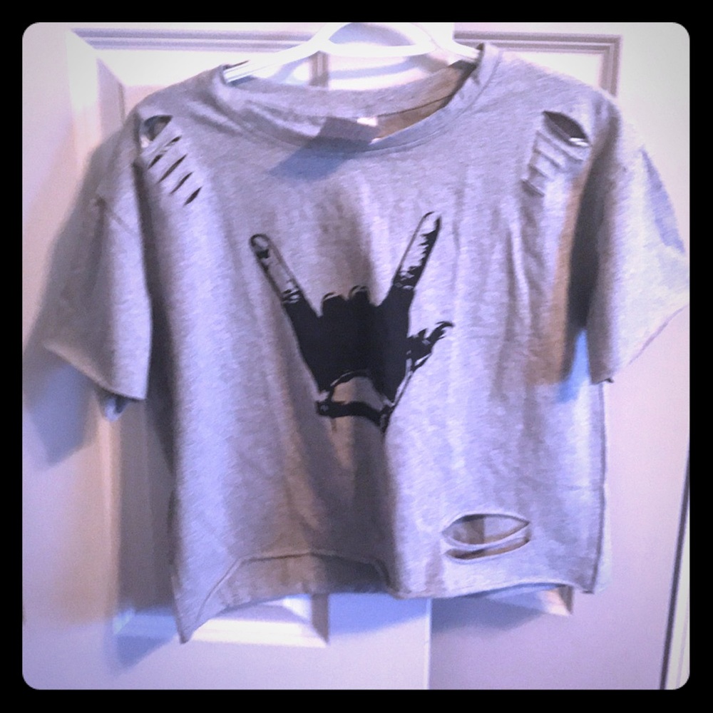 Brand new boutique hand sign shirt